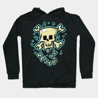 Toxic Skull Blue Hoodie